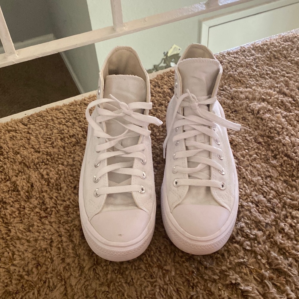 White high top converse